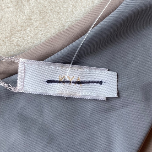 New! Free People x Kya Stella reversible bikini bottom gray 19062 - Picture 7 of 9